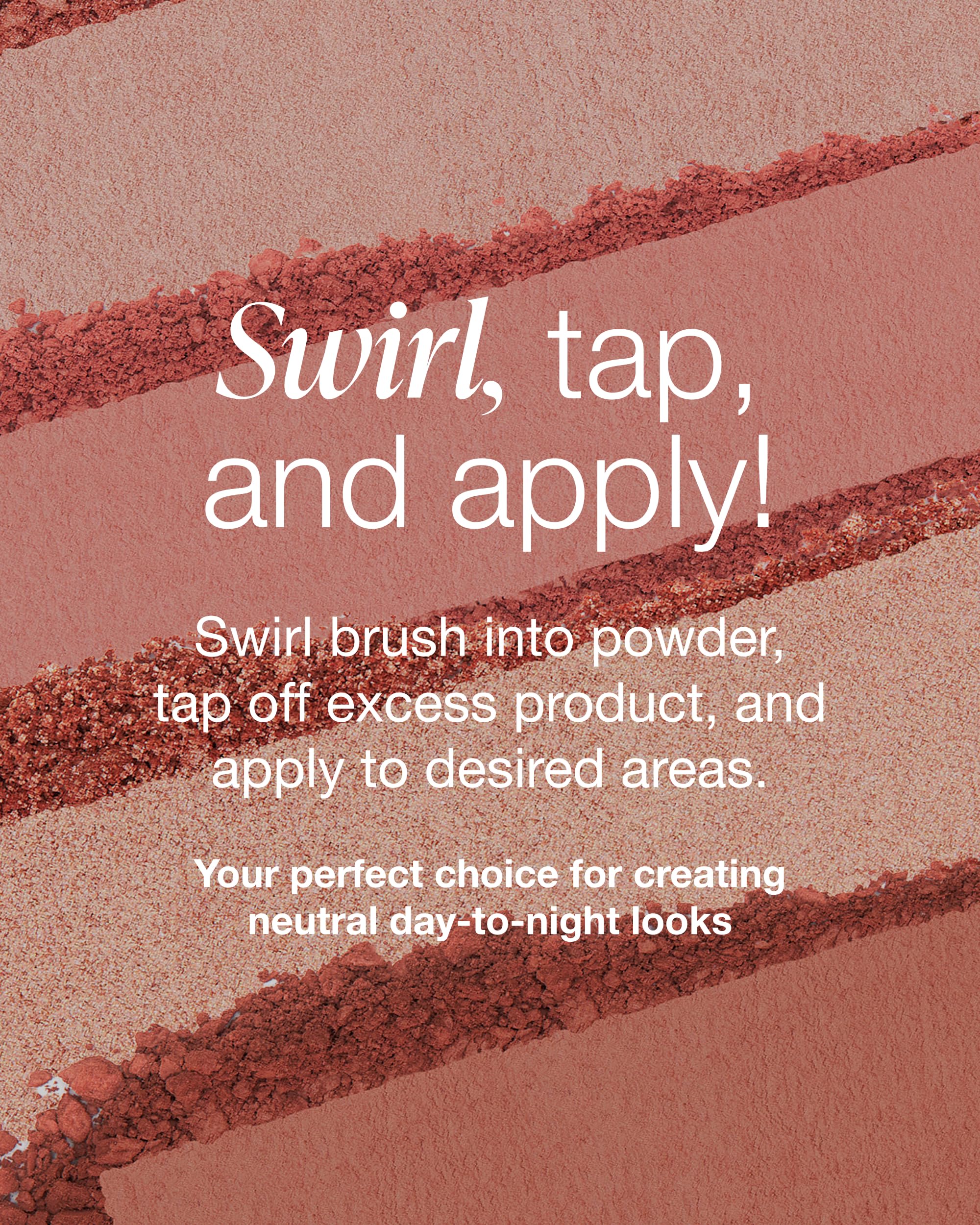 Mineral Fusion Summer Vacation shade closeup highlights matte satin and shimmer finishes.