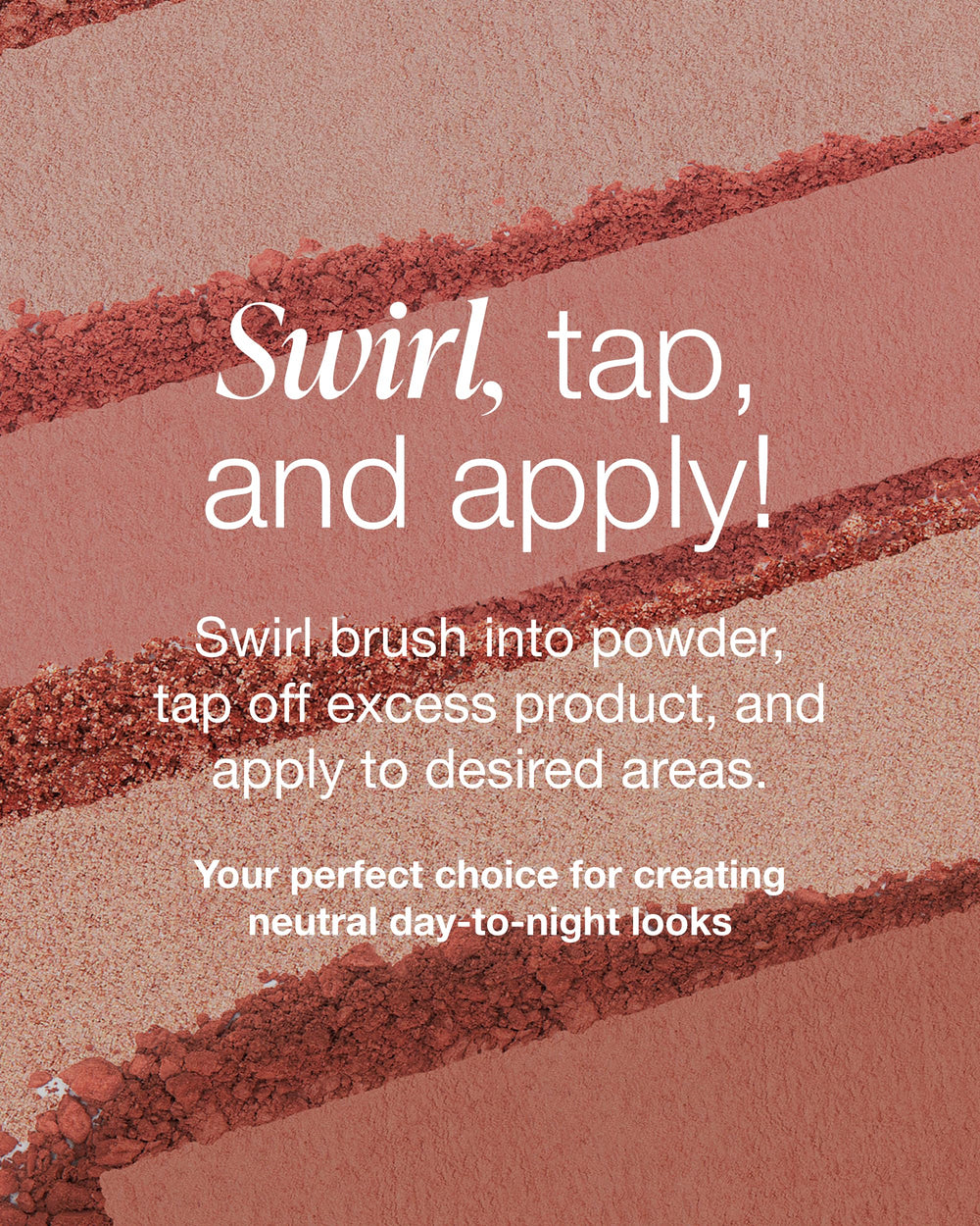 Mineral Fusion Summer Vacation shade closeup highlights matte satin and shimmer finishes.