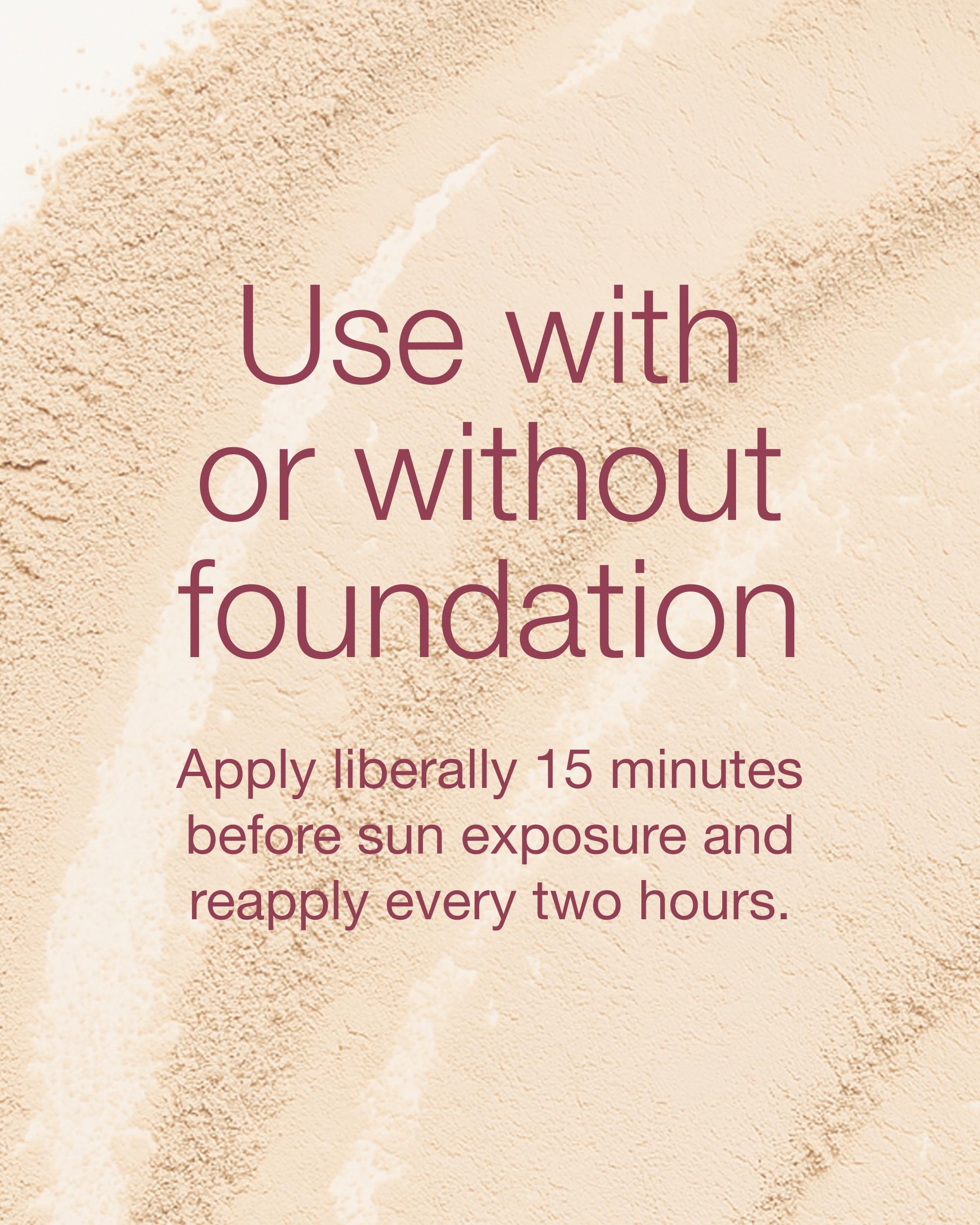 Mineral Fusion talc-free micronized mineral sunscreen shown on skin texture close-up.