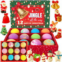 Mineral Me California Christmas bath bombs Advent calendar with surprise toy