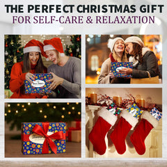 Mineral Me California gift box display featuring individually wrapped steamers for fresh gifting.