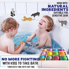 Mineral Me California bath bombs fizz into bubbles with a gentle scent
