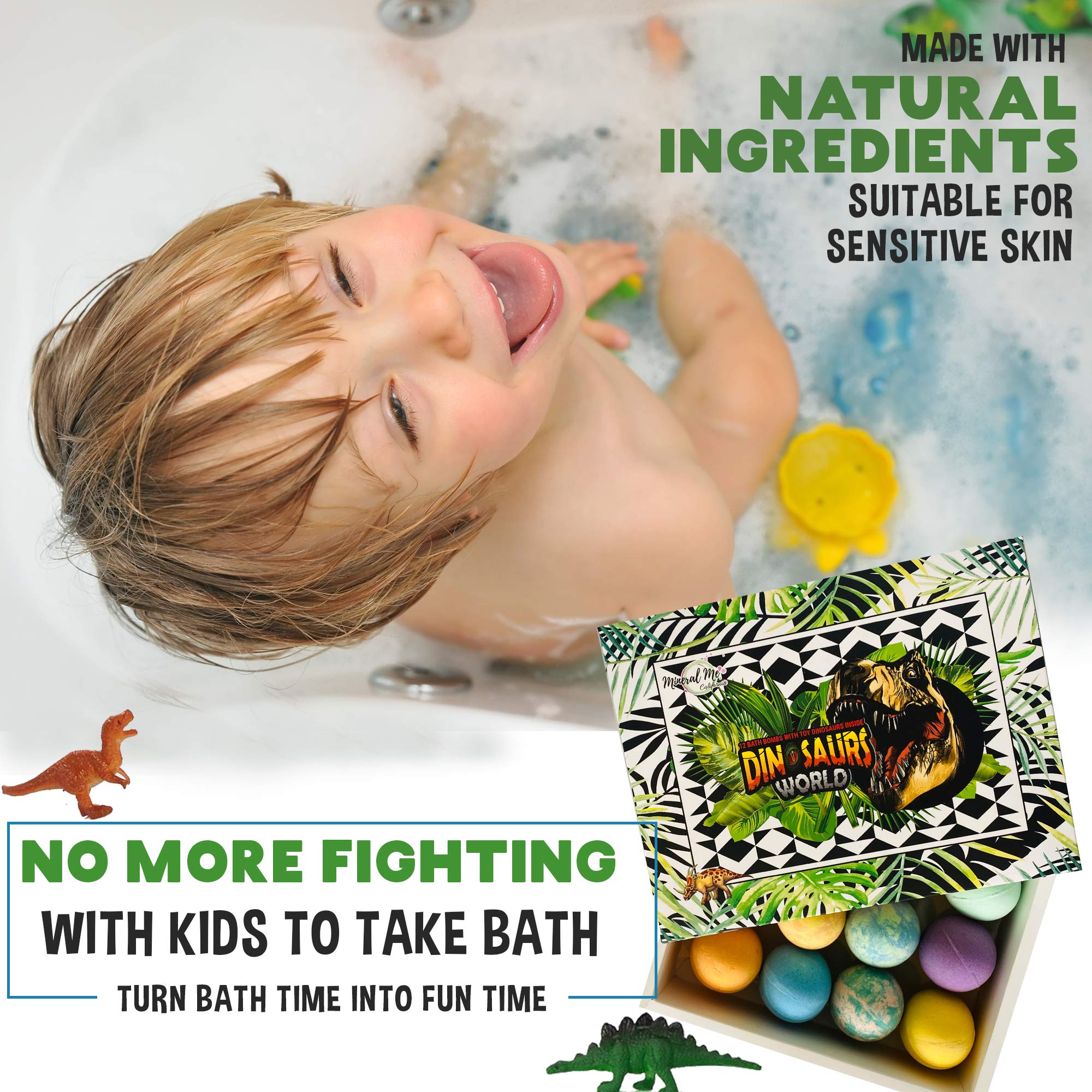 Mineral Me California kids bath time fun with fizz and fragrance