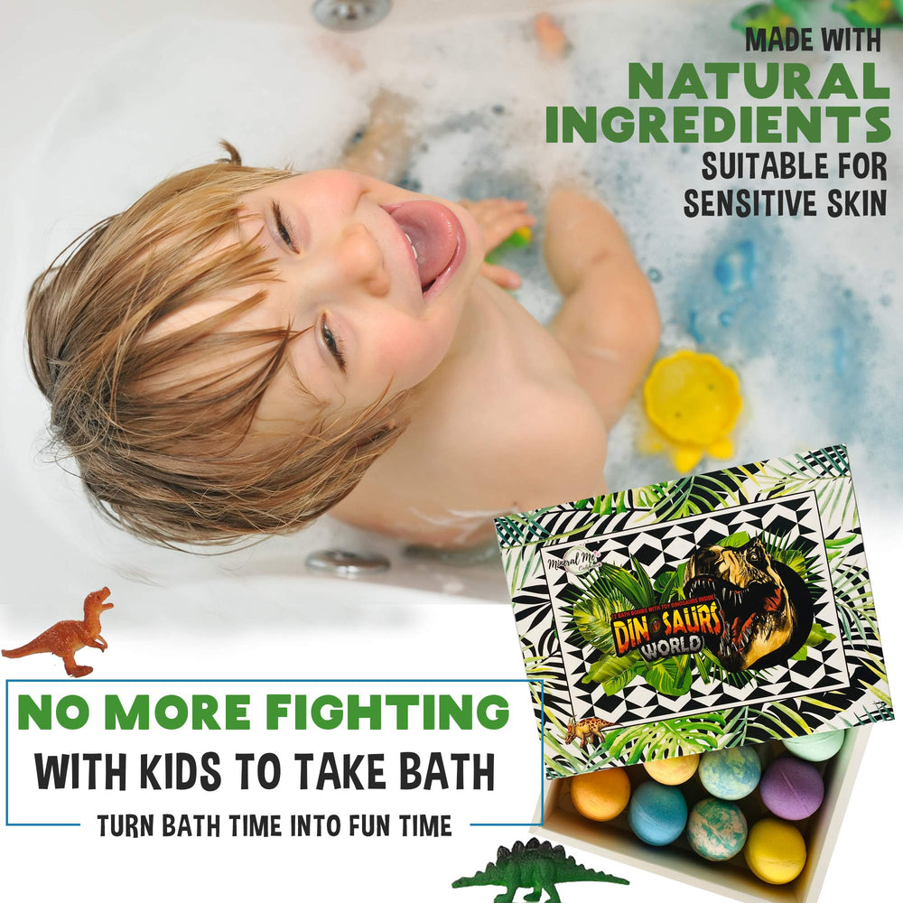 Mineral Me California kids bath time fun with fizz and fragrance
