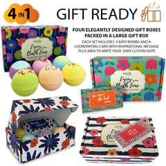 Mineral Me California organic shea butter-infused bath bomb for skin moisture.