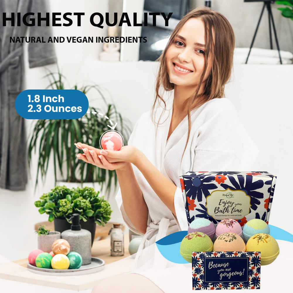 Mineral Me California stocking-stuffer bath bombs ideal for holidays.