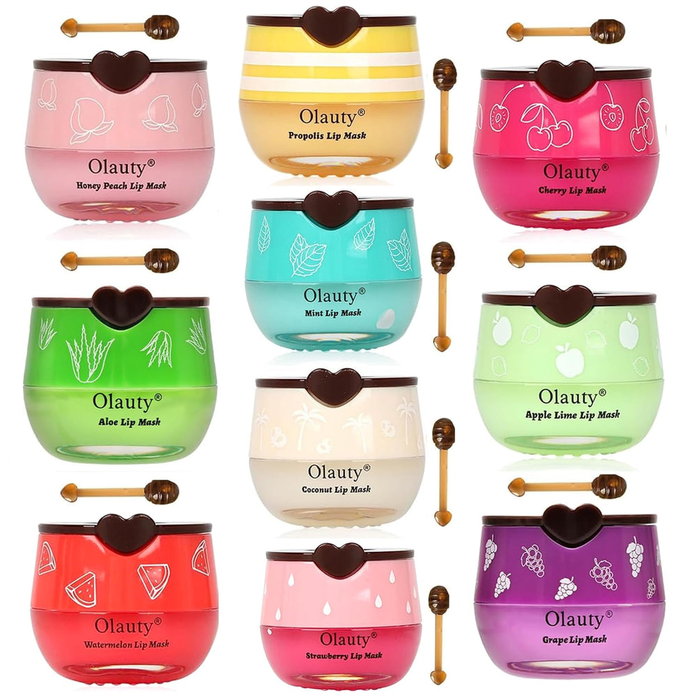 Miniling Bee Lip Balm Honey Pot packaging shown as a gift-ready lip care set
