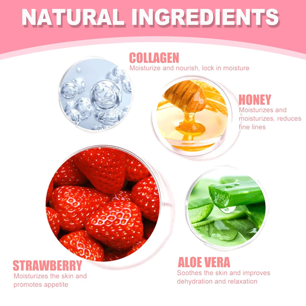 Miniling bulk 8-pack lip balm honey pot communicates convenient gifting.