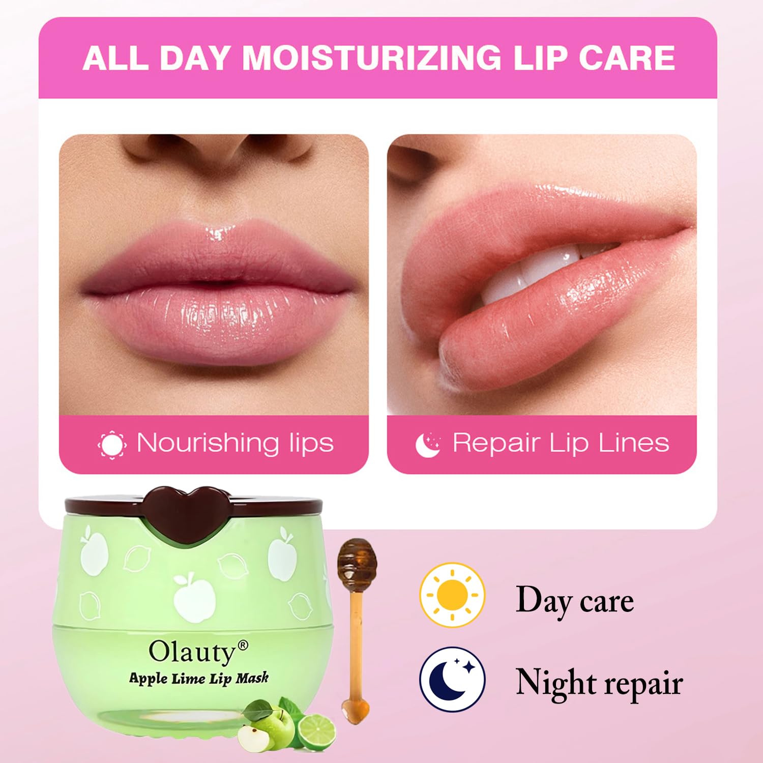 Miniling Honey Lip Balm texture closeup shows gentle smoothing for dry lips