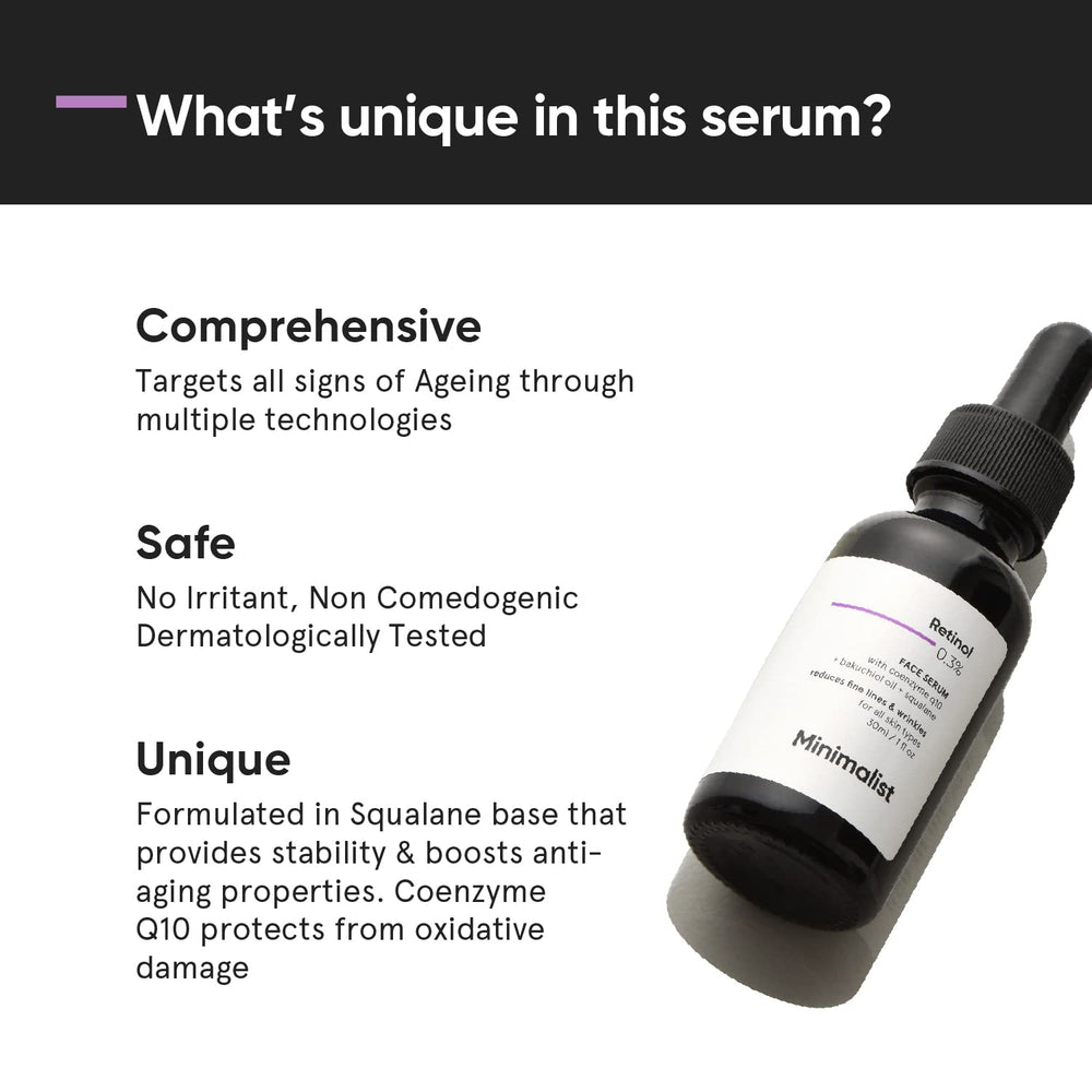 Minimalist bakuchiol oil component close-up highlights antioxidant nourishment.