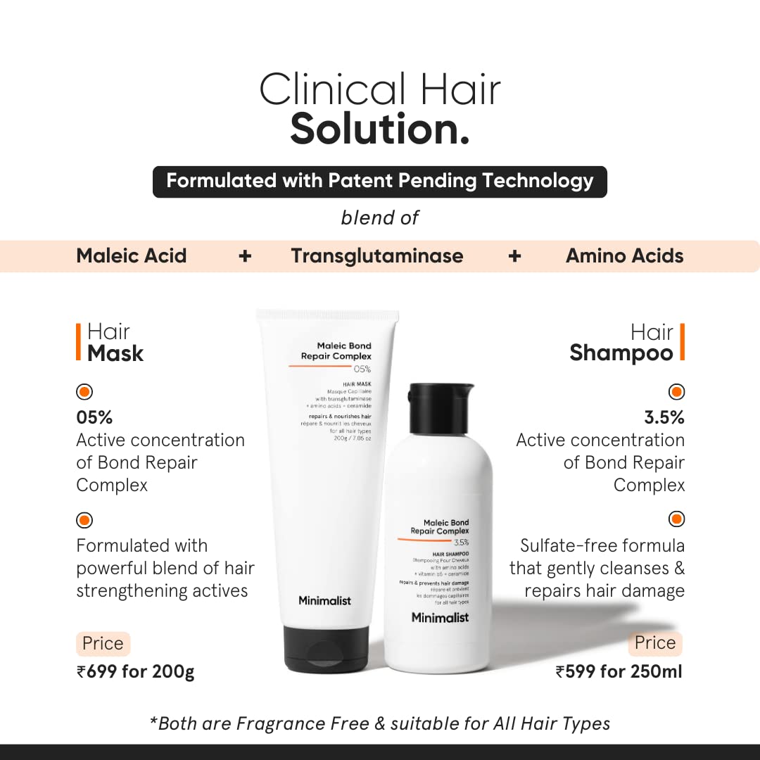 Minimalist bottle-front image communicates fragrance-free, sulfate-free, dyes-free clean beauty