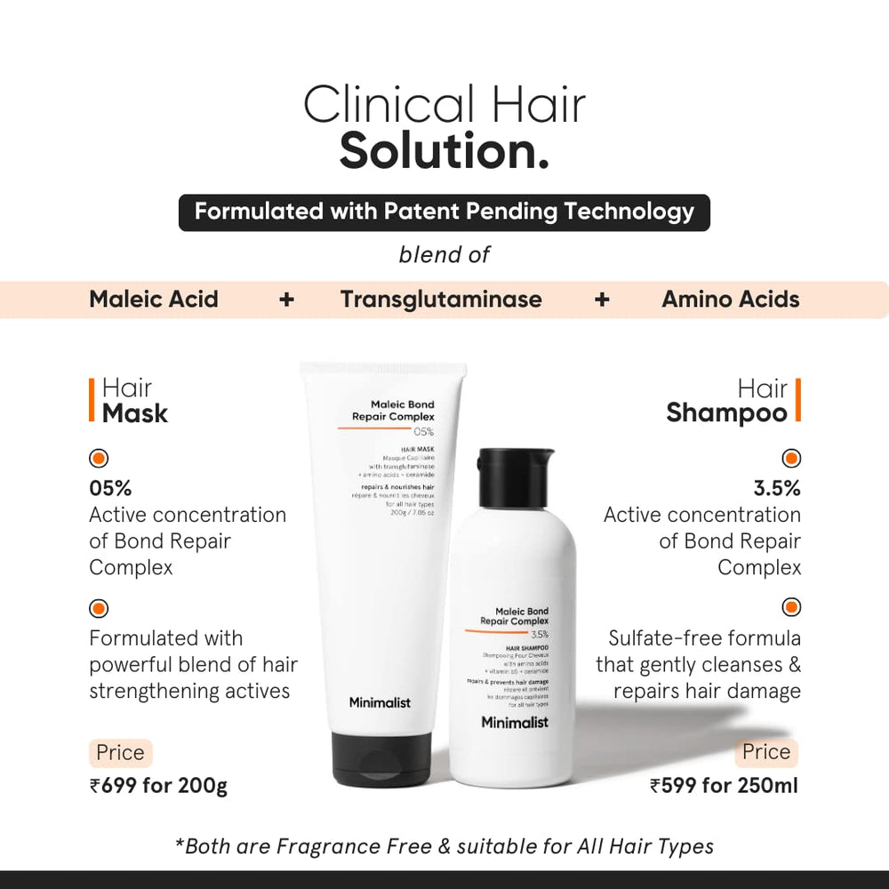 Minimalist bottle-front image communicates fragrance-free, sulfate-free, dyes-free clean beauty