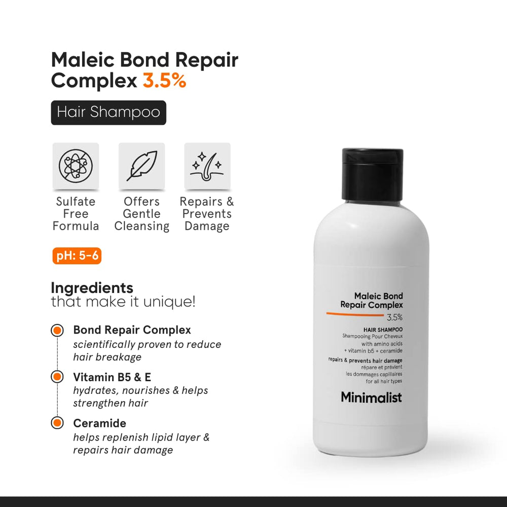 Minimalist hair shampoo frizz-control close-up hints smoother, more manageable hair