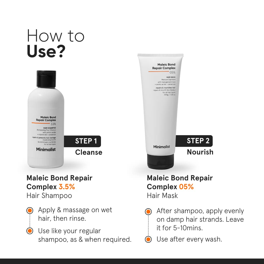 Minimalist hair shampoo pH 5-6 label emphasizes gentle balanced formula
