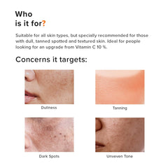 Textura ligera de Serum Minimalist Vitamina C 16% se absorbe rápido