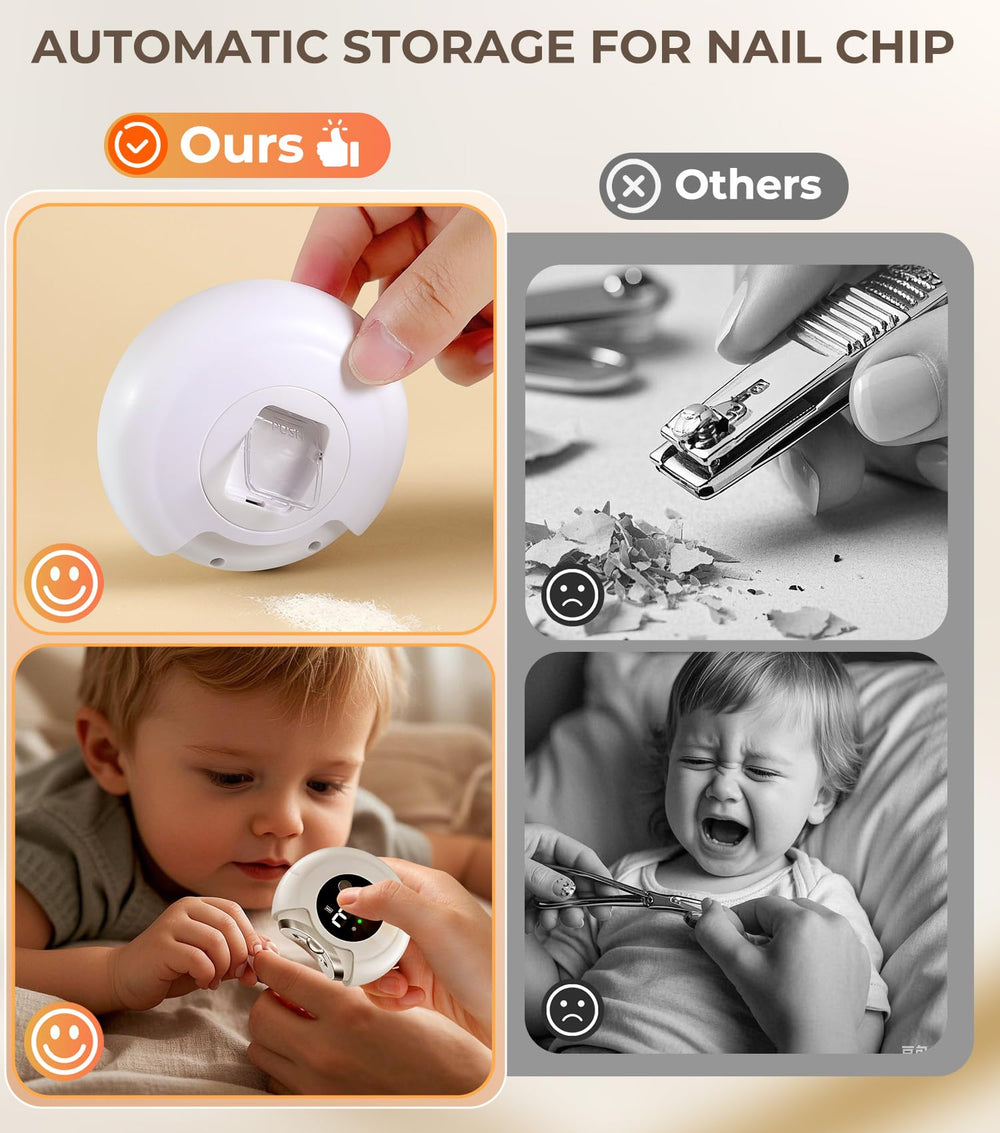 MINISO built-in LED night light for precise trimming in low light