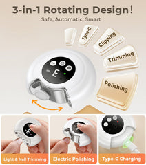 MINISO polishing head attachment for a smooth nail surface