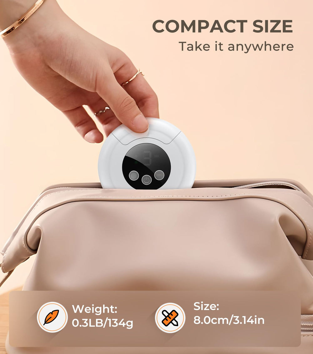 MINISO storage compartment captures nail clippings for a mess-free trim