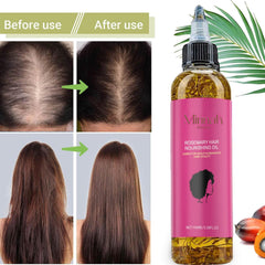 Minnah Beauty Rosemary ingredient closeup; provides refreshing scalp feel and aromatic lift.