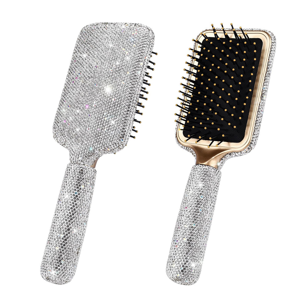 Cepillo MInovel con rhinestones de lujo para desenredar y dar brillo.