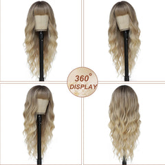 MINSEEYOO premium blonde wig with dense, natural look boosts everyday confidence.