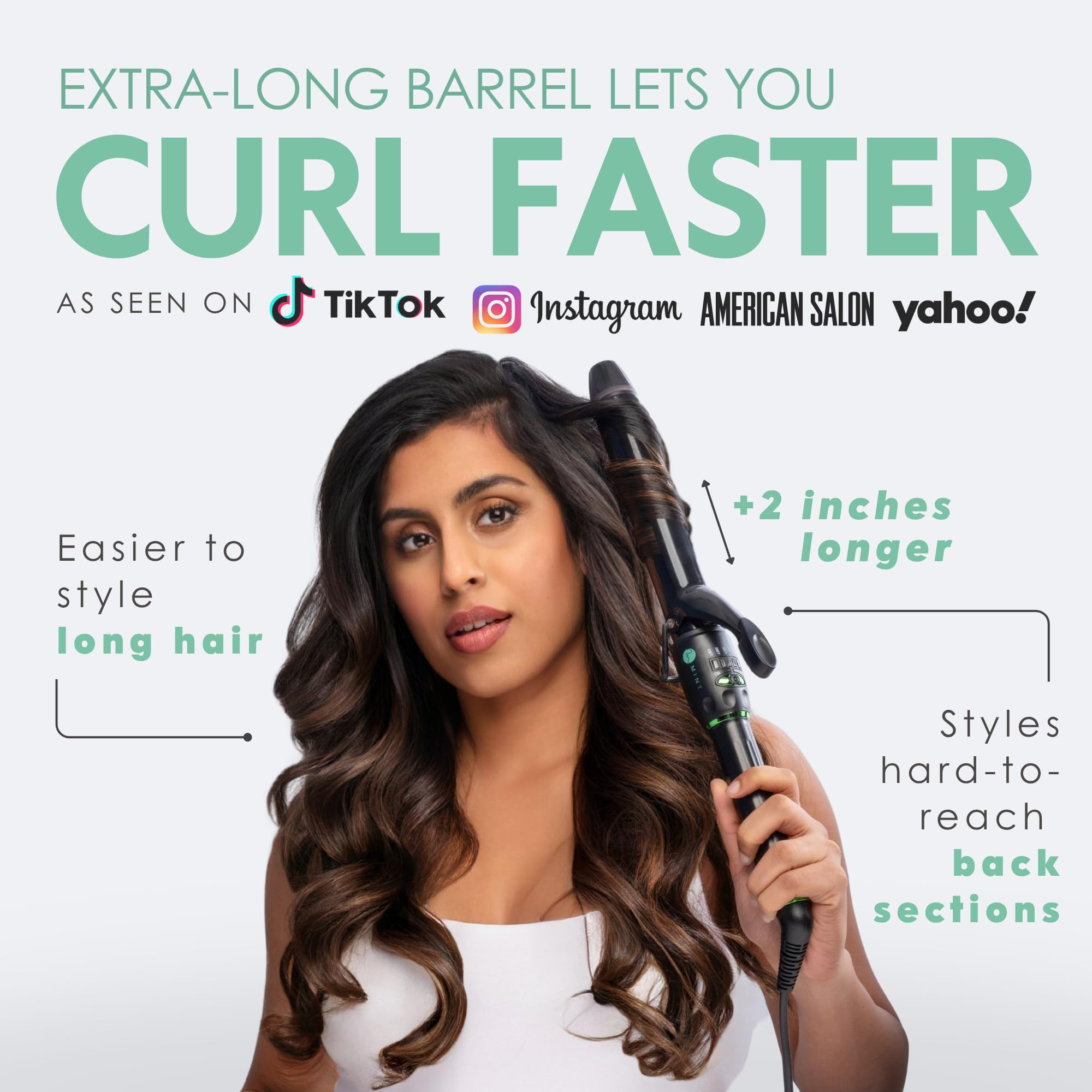 MINT Professional two‑heater system view highlights faster styling and consistent results