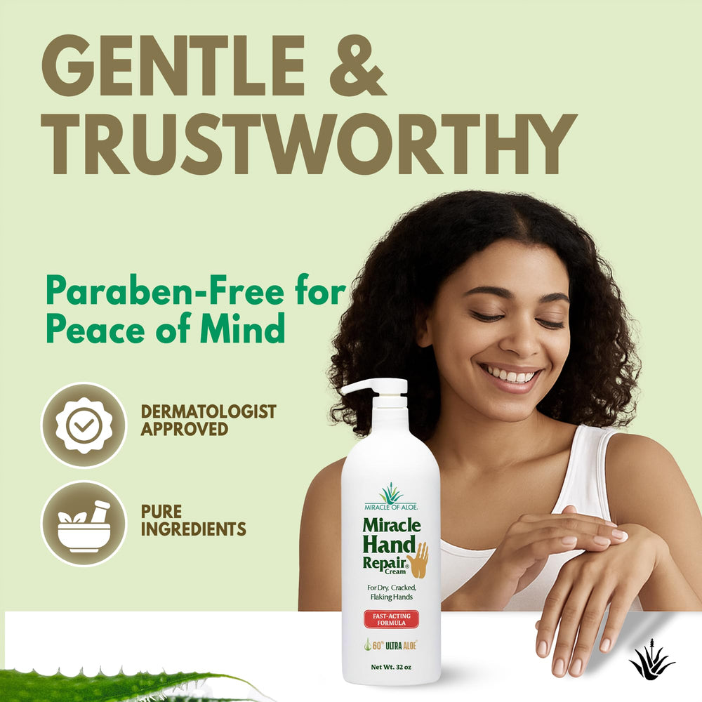 Miracle of Aloe 60% Aloe Vera pour highlights high concentration.