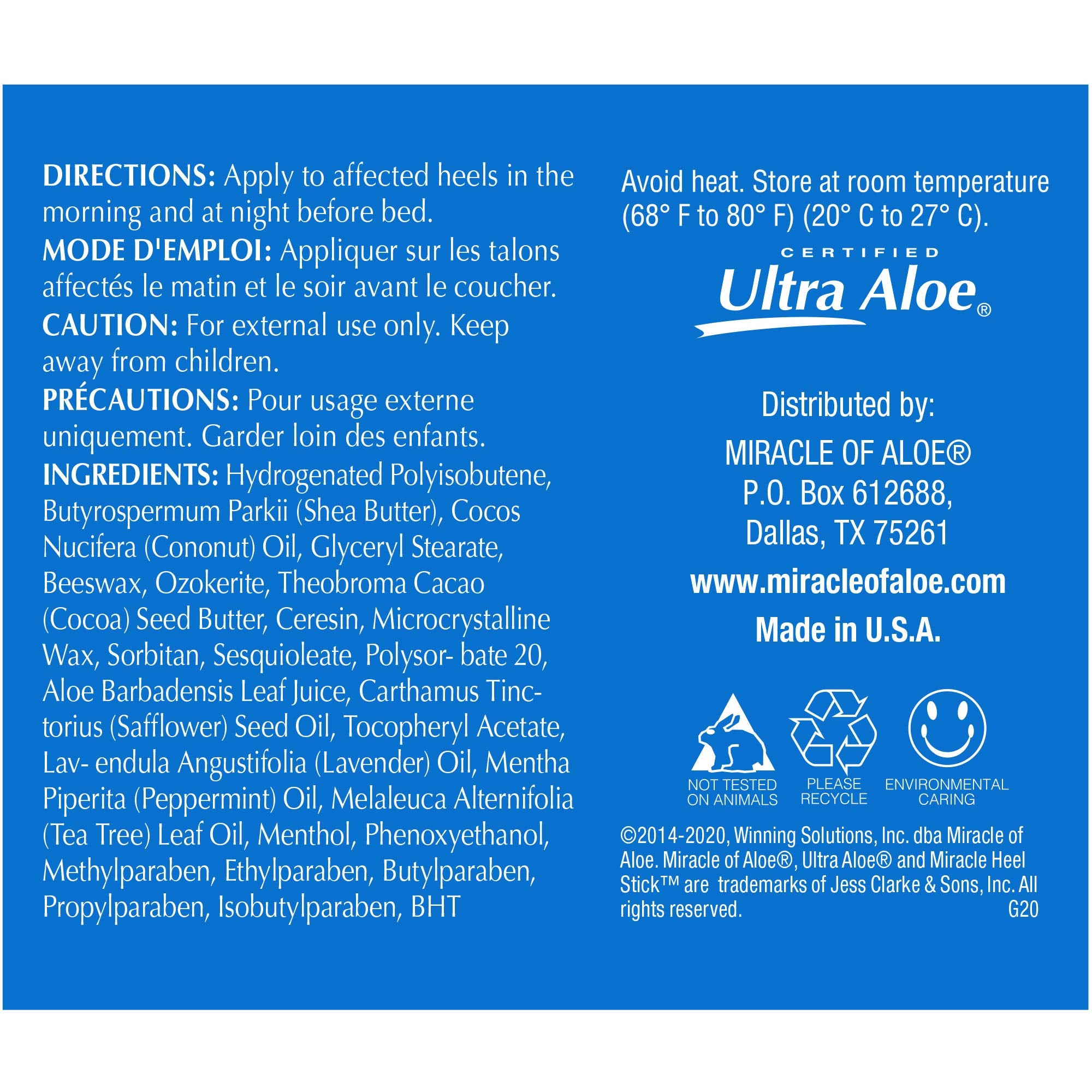Miracle of Aloe compact-stick design demonstrates mess-free, portable use