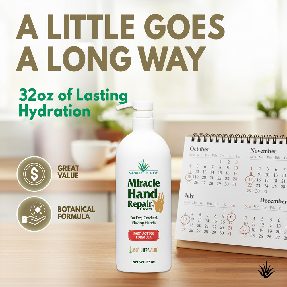 Miracle of Aloe fast-absorbing texture delivers lightweight hydration.