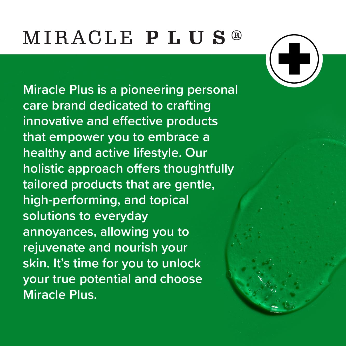Miracle Plus 2-pack packaging shown for value and convenience.