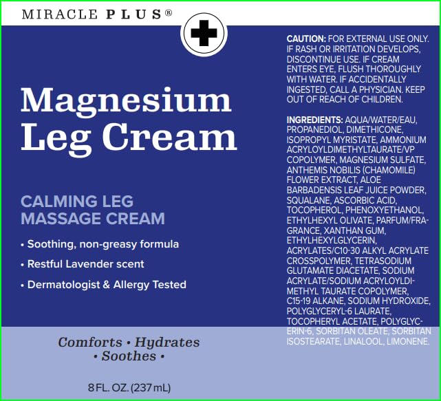 Miracle Plus Magnesium Cream night routine - consistent nightly use for skin nourishment.
