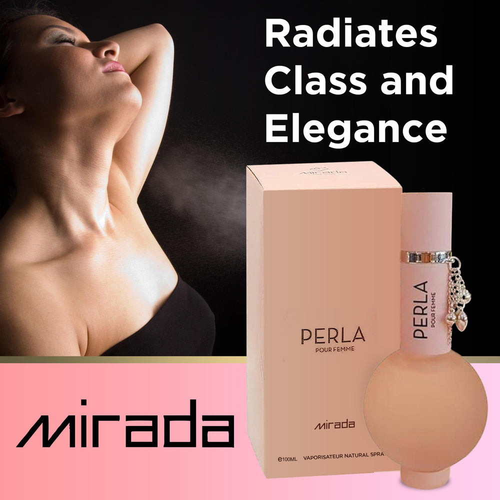 MIRADA Perla Pour Femme EDP note visual shows top, heart, base notes