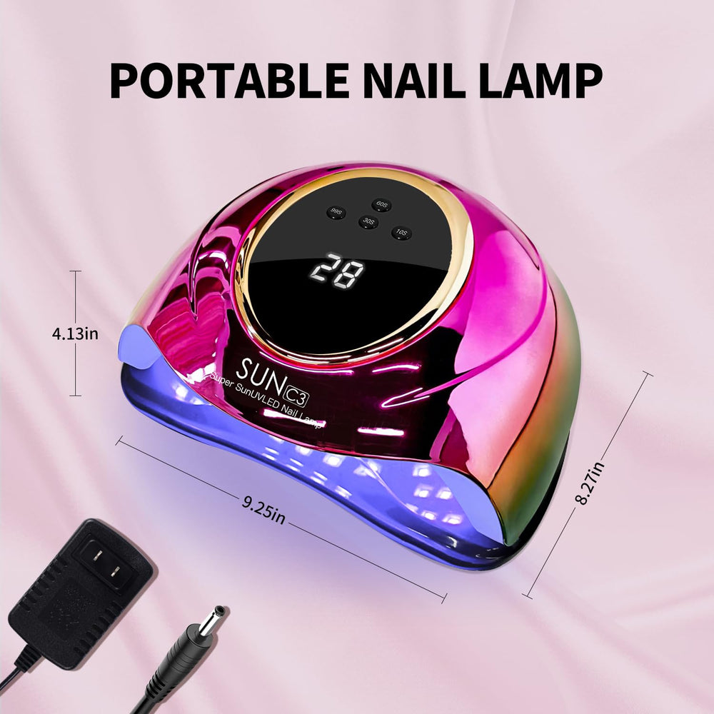 Mirage Layon hands feet mode supports gel drying for mani and pedi.