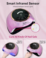 MIRAGE LAYON UV LED nail lamp ABS material highlighting durability