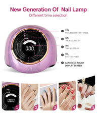 MIRAGE LAYON UV LED nail lamp automatic sensor enabling hands free use