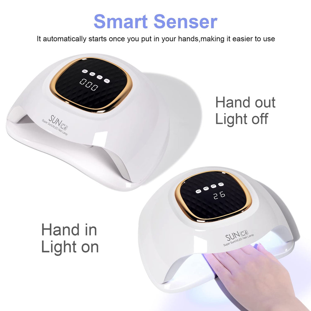 MIRAGE LAYON UV Nail Lamp compact design fits small vanity.