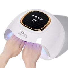 MIRAGE LAYON UV Nail Lamp front view for fast home gel curing.