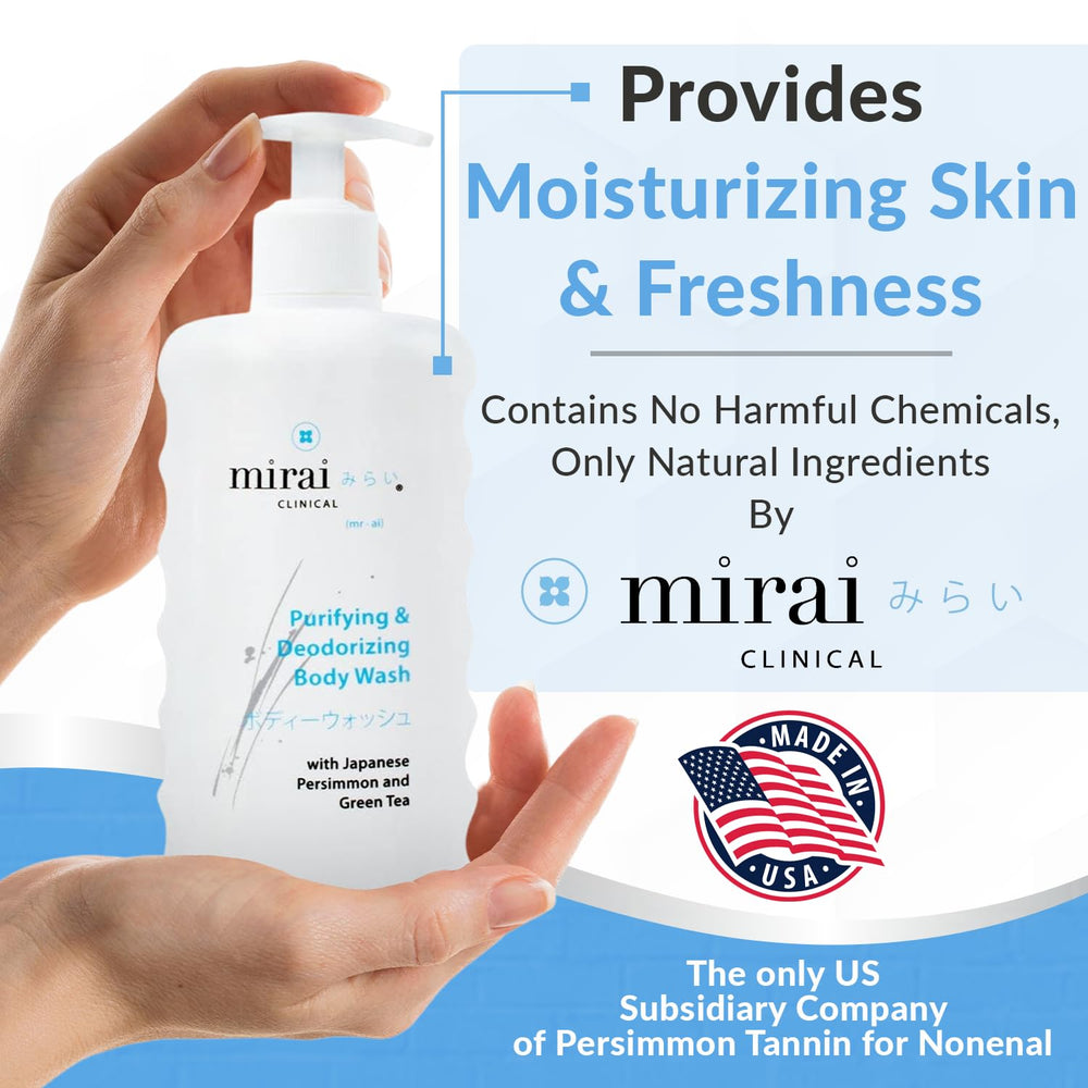 9.29 fl oz Mirai bottle designed for long-lasting use.