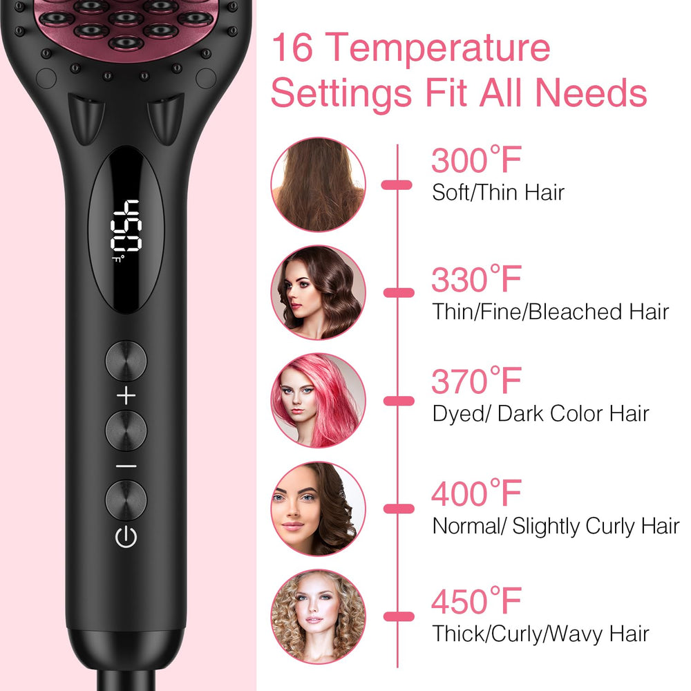 MiroPure suitable for all hair types with 16 temperature settings.