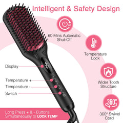 MiroPure anti-scald protective plates close-up for safer, gentler styling.