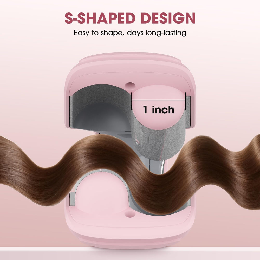 MiroPure Curling Iron safety lock and heat-resistant tip for safe storage.