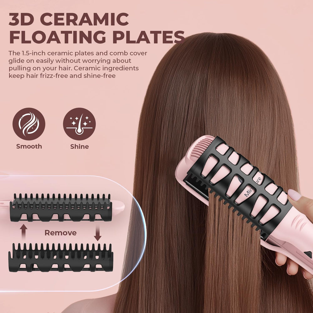 MiroPure flat iron features 360 swivel cord for easy maneuvering