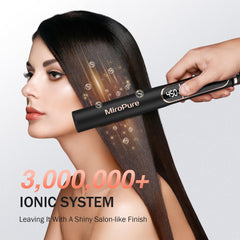 MiroPure flat iron offers five temperature levels for diverse hair types