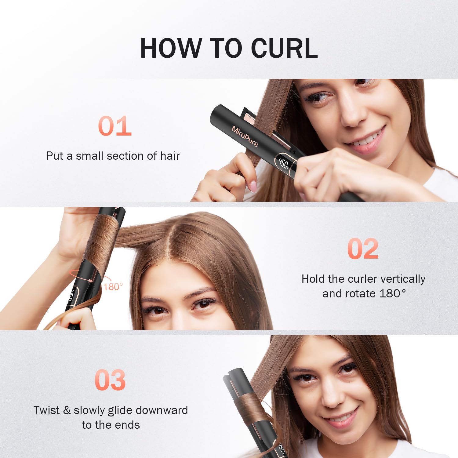 MiroPure dual voltage lets you style worldwide