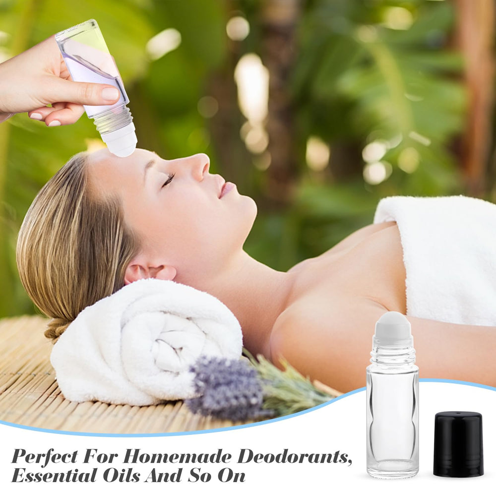 Mirrline refillable bottle with black lid for cosmetics