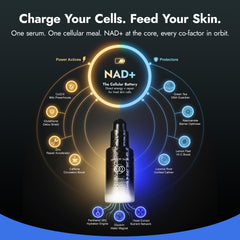 Mirror Skin SKINAD+ packaging on vanity showcases clean, fragrance-free product for sensitive skin.