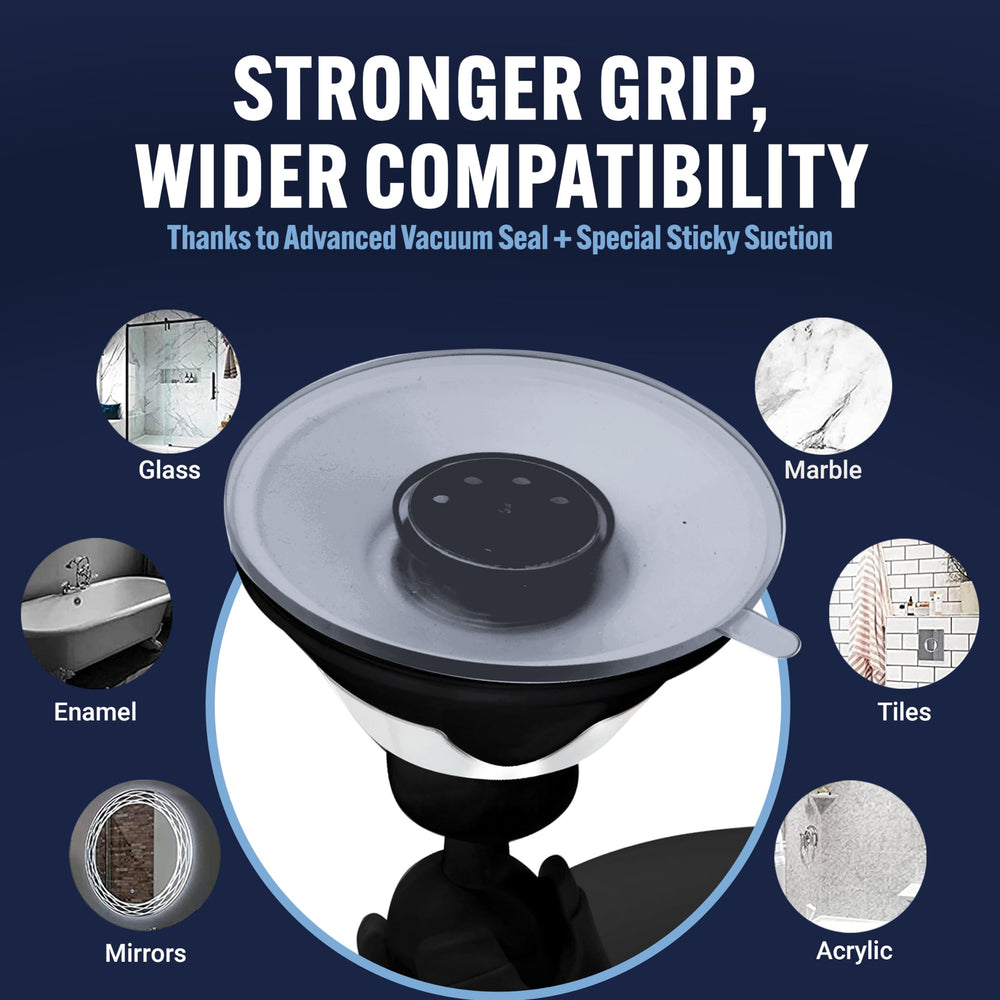 MIRRORVANA 1X magnifying lens aids precise grooming details.