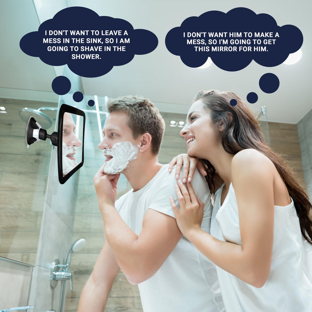 MIRRORVANA bonus anti-fog spray keeps the coating refreshed.