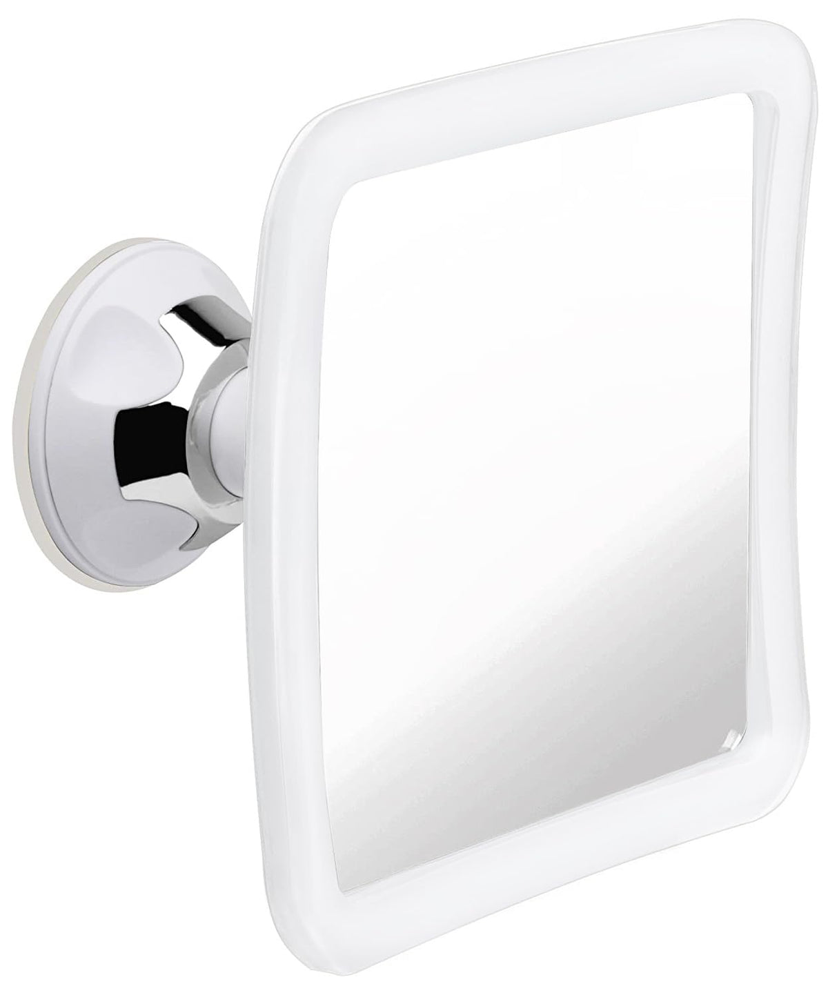 MIRRORVANA fogless shower mirror demonstrates anti-fog clarity for shaving in the shower