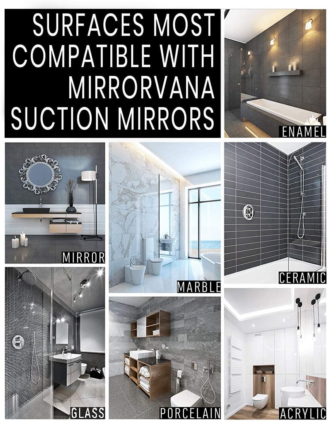 Mirrorvana gift idea shower mirror ideal for practical bathroom upgrades.